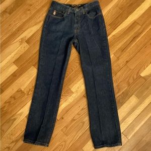 Guess Bootleg Jeans 29/30 Mid Rise Dark Wash